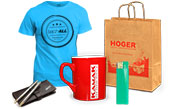 <h4>GADŻETY REKLAMOWE</h4>długopisy, zapalniczki, kubki,  koszulki, breloki, balony, torby papierowe 