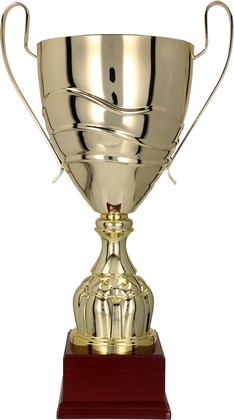 Złoty puchar z przykrywką