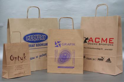 Torby papierowe z nadrukiem