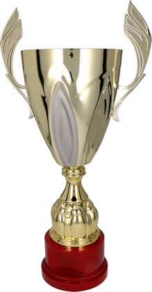 Złoty puchar z przykrywką