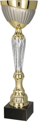 Puchar złoto-srebrny z przykrywką