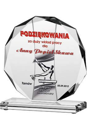 Trofeum grawerowane + farba