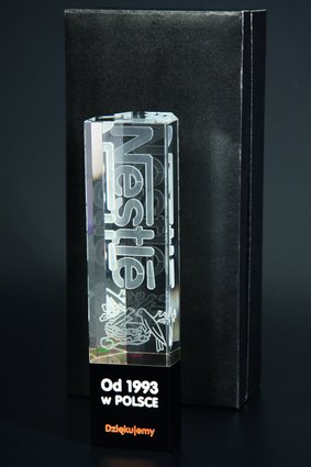 Kryształ z grawerem 3D