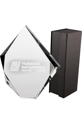Trofeum kryształowe + grawer 3D