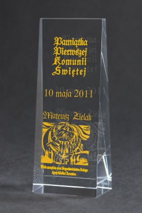 Trofeum grawerowane + farba