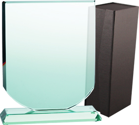 Trofeum szklane z etui