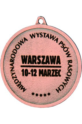 Brązowy medal grawerowany