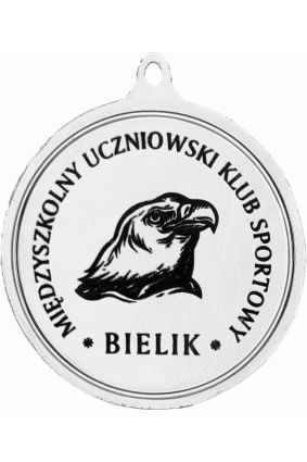 Srebrny medal grawerowany