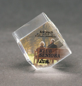 Trofeum szklane z nadrukiem kolorowym LuxorJet i e