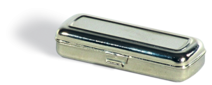 PUDEŁKO metalowe metal box - nr 7 - płytka tekstu 55x22mm