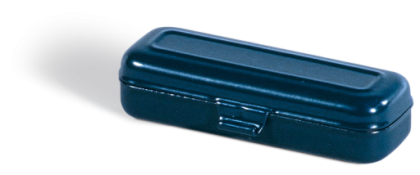 PUDEŁKO metalowe metal box - nr 2 - płytka tekstu 38x18mm